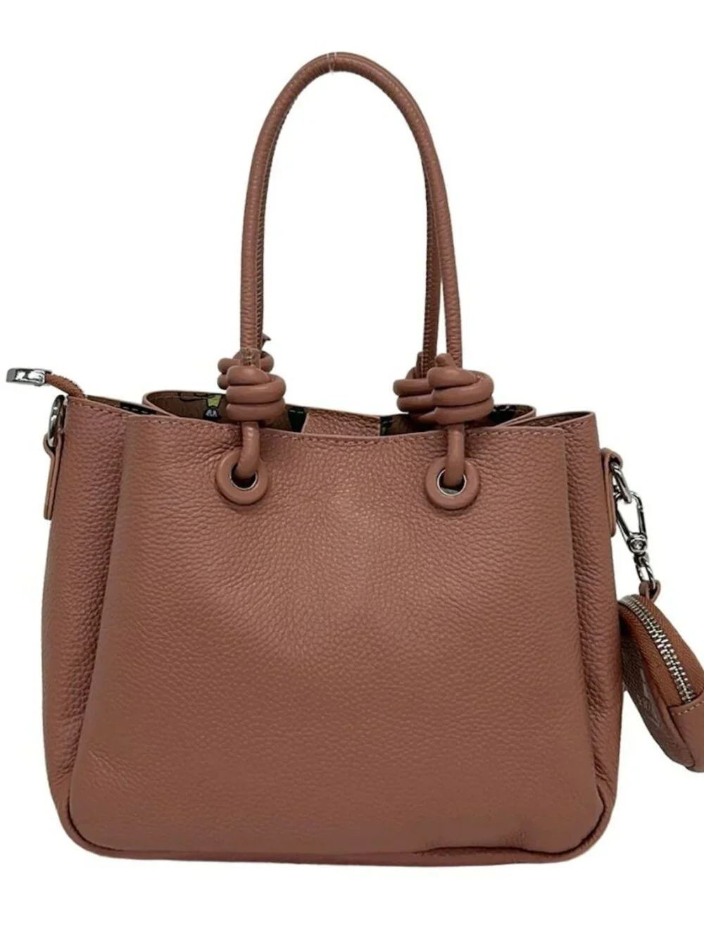 PICONE Pink Leather Handbag